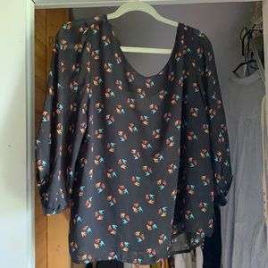 ANA Birds blouse
